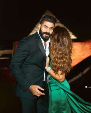 Khaled Selim Instagram - ما فيش كلام يقدر يوصف حبي ليكي .. ربنا ما يحرمني منك يا حبيبة قلبي و أم بناتي و وش الخير .. يا أحلى خيرية.. 
Love ❤️ My CoCo