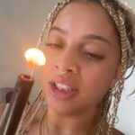 Kiana Ledé Instagram - Almost time to light my bday candles, then play with the lighter just for funsies ♈️