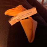 Kim Cattrall Instagram - Chinese take out last night. This was my fortune cookie. @joebiden