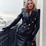 Kim Cattrall Instagram - Thank you @voguemagazine and @balmain https://www.vogue.com/slideshow/kim-cattrall-paris-fashion-week-balmain