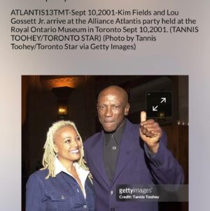 Kim Fields Instagram - The night before 9/11. Was in Toronto doing Facts movie. He loved mom and I so much (we were neighbors when I was a kid) so when he saw me he said your going with me to this…
Crazy sentence in PR language: Kim Fields and Louis Gossett Jr arrive…  GAME-CHANGER PERSONIFIED. Incredibly dedicated to the craft. ♥️😪#louisgossettjr