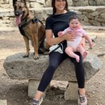 Kim Glow Instagram - Happy family 🩷🩵 #happyfamily #baby #babygirl #malinois #malinoislovers #malinoisofinstagram #bergerbelge #belgianmalinois #dog