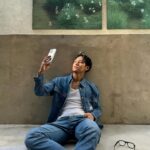 Kim Min-gyu Instagram - Beautiful weather in April💙