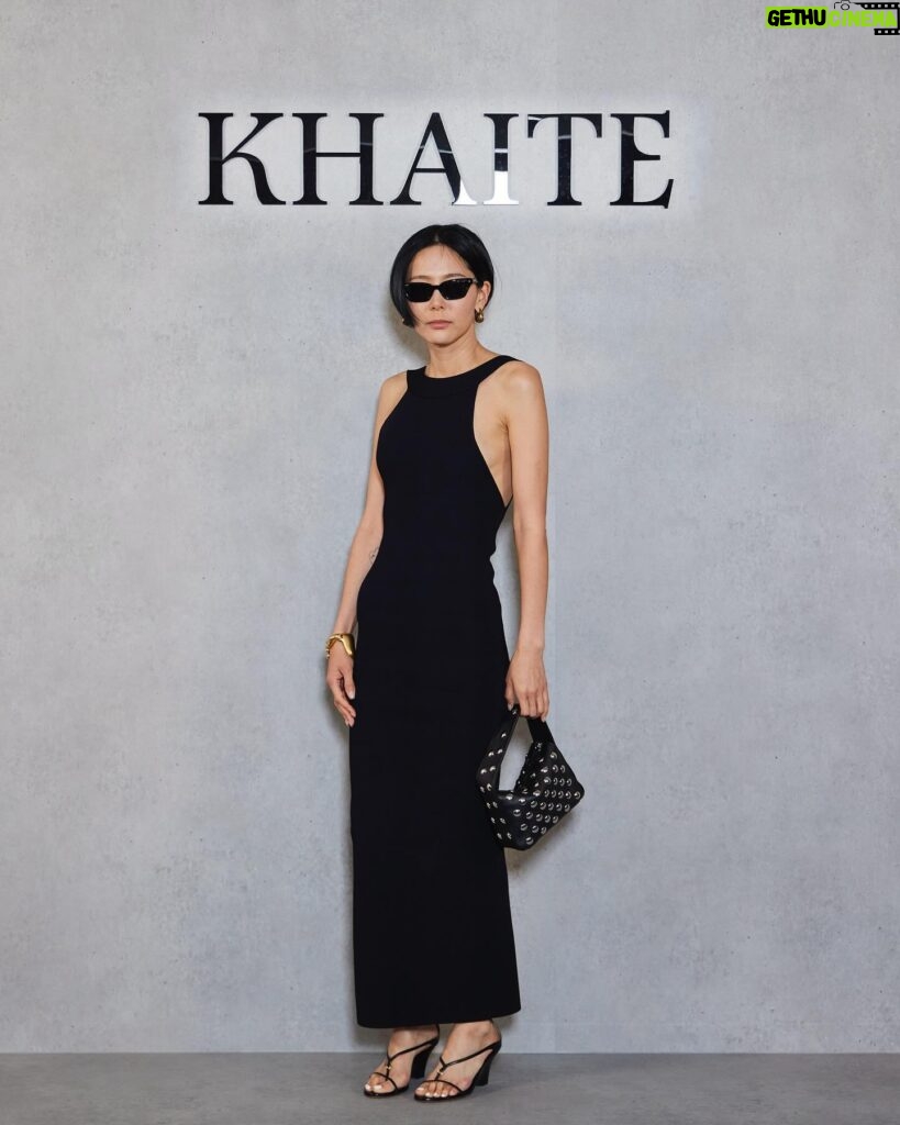 Kim Na-young Instagram - 어제는 케이트 킴으로 변신해서 너무 너무 애정하는 브랜드 케이트의 2024 가을 컬렉션 프리뷰 이벤트에 다녀왔어요. 국내 런칭 후 첫 행사라 더 기쁜 맘으로🖤 #케이트 #khaite #khaitefw24