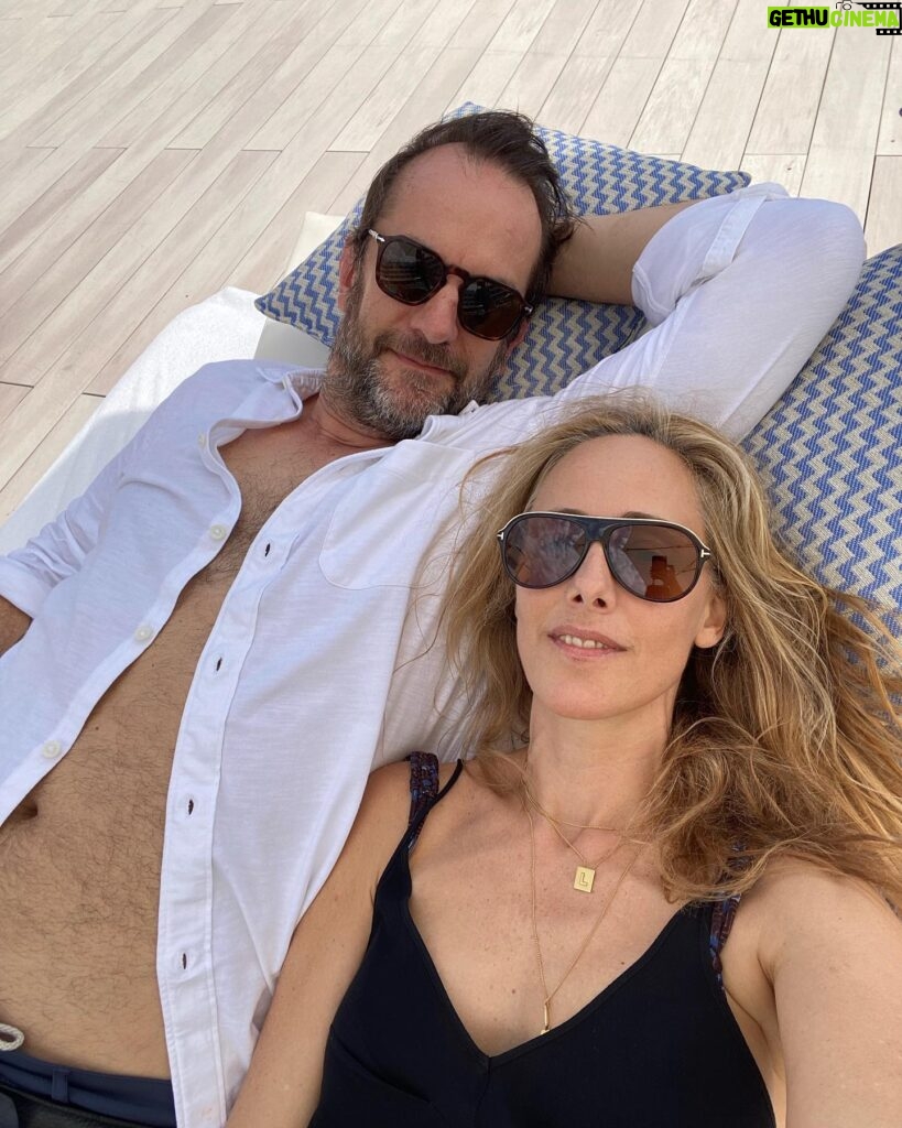 Kim Raver Instagram - Happy Birthday my dearest Manu! You rock my world with your love, talent, depth, intelligence, compassion, creativity, ingenuity, laughter, humor and your awesomeness as a father to our Luke & Leo! You are one of a kind Mon Amour et je t’adore!! 💜💜💜