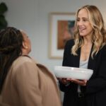 Kim Raver Instagram - We’re serving it up tonight on a brand new episode of #GreysAnatomy. It wasn’t exactly the date night I was hoping for, so bring some🍷’cause we might need it after #Towen’s evening 😬