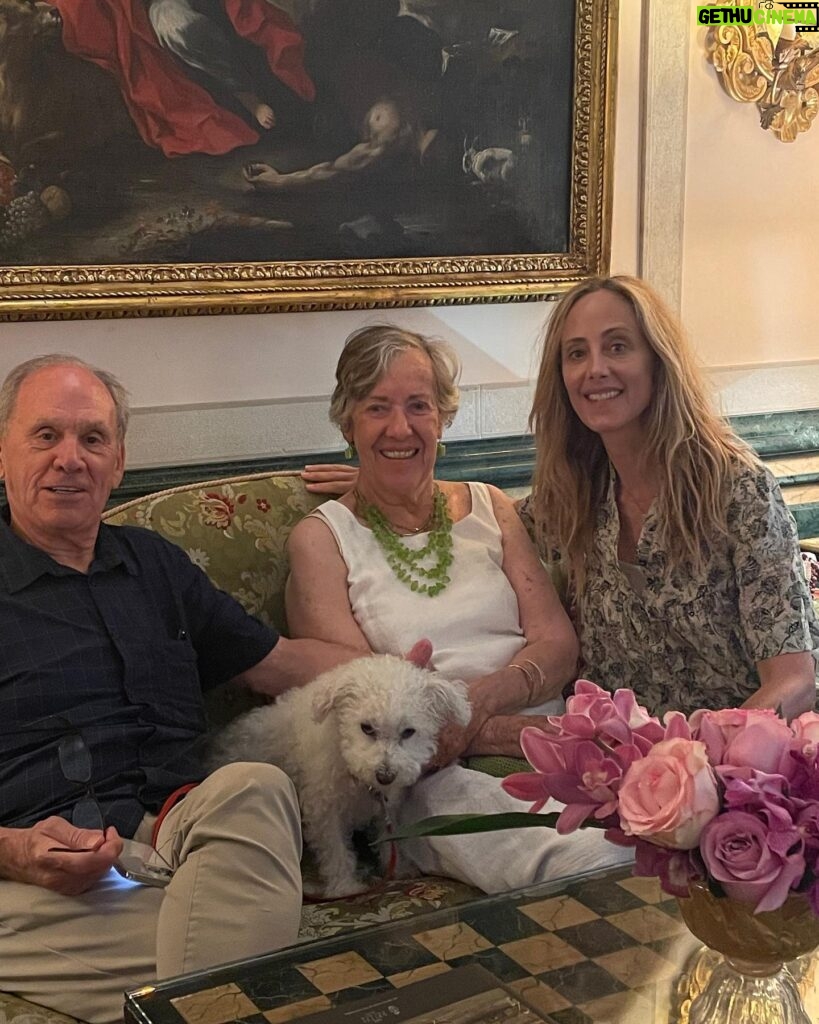 Kim Raver Instagram - Thank you @thegrittipalace for welcoming me and my family into your stunning hotel for a celebration beyond our wildest dreams. We shared beautiful moments together as a family celebrating love, life, health, friendship and family! Love was certainly in the air celebrating the 40th anniversary of my mom and step dad and Manu and I kept our own celebration going to celebrate 23 years together 💕 It’s a trip we won’t forget. Thank you xx #thegrittipalace #TheLuxuryCollection #suppliedby @thegrittipalace