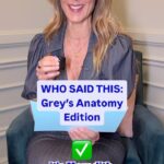 Kim Raver Instagram - How did @kimraver do guessing these iconic @greysabc lines?! ✨🩺 #greysanatomy #kimraver #whosaidthat #teddyaltman