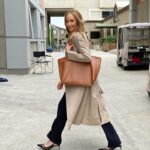 Kim Raver Instagram - Walking into this week (and onto #set) feeling fabulous in my very favorite @cuyana pieces! This female-led company has created beautiful pieces for the woman on the move! So thrilled to support my talented friend @shilparshah 💕 Thank you for these beautiful pieces - so touched with the added magic of my initials on the computer sleeve! Thanks for keeping me chic in my hectic life!!#womensupportingwomen
