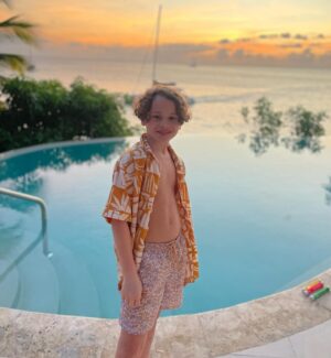 Kimberley Walsh Instagram - A bajan delight 🇧🇧🍹🏝️🌊🐚🌅

The perfect place to reset and spend some quality family time before I start tour rehearsals next week! 
It really is our happy place 💫

Gonna miss you @portobello_villa_barbados I found this little gem on the west coast and we will definitely be back! Not an ad just found it by chance and it was such a fab little spot 🫶🏼💫

Thanks for looking after us @liveinbarbados #luxuryvillasinc www.luxuryvillas.inc
