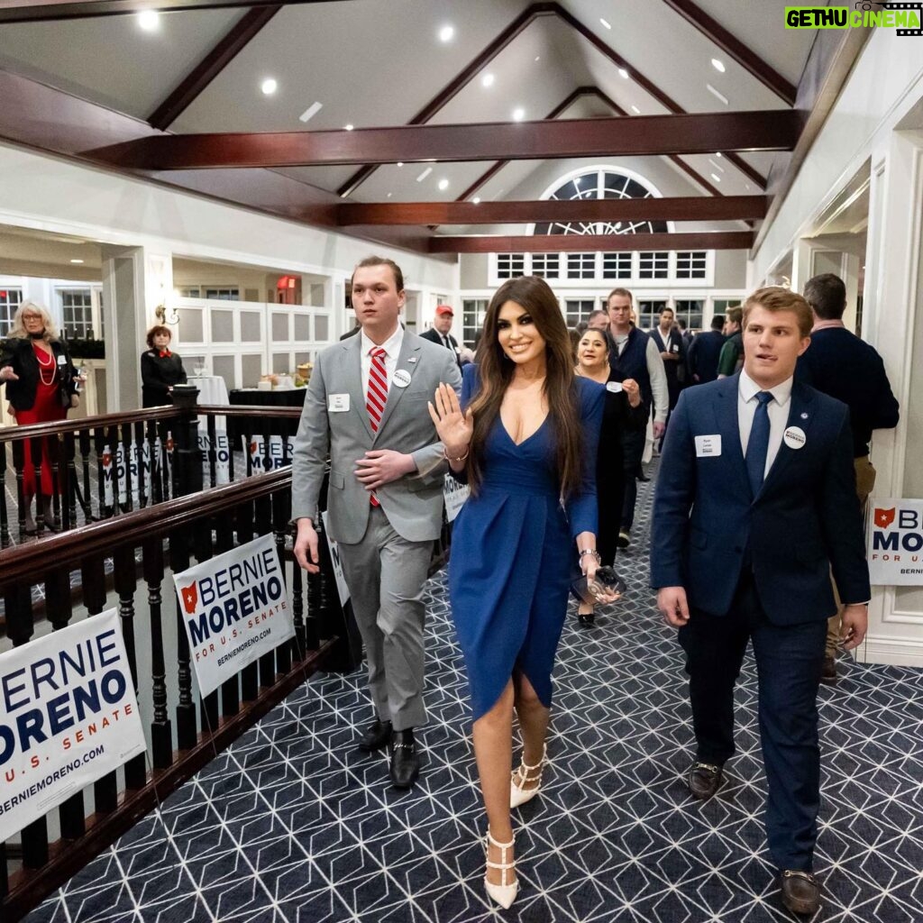 Kimberly Guilfoyle Instagram - What an incredible time in Ohio to support their next Senator, my friend @berniemorenoforohio ! Bernie understands what it means to be America First. And the voters of Ohio understand that Bernie will fight to secure the border, reduce crime, and end business as usual inside the DC swamp. Ohio, get out and vote for @berniemorenoforohio !!
