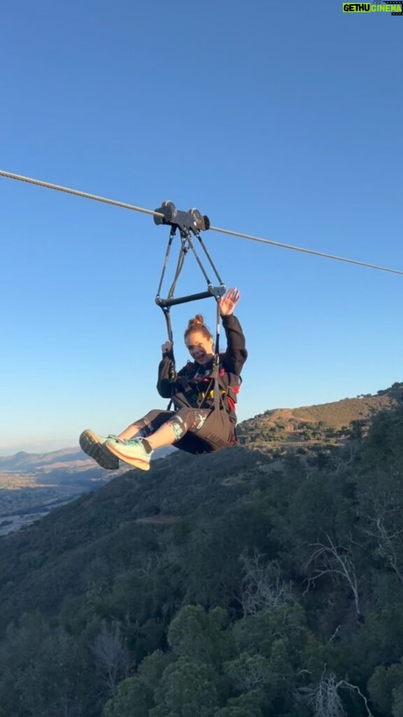 Kimberly Williams-Paisley Instagram - The sweet emotion of three zip lines at @highlineadventures in #buellton with @jhay805 and two of our boys! What a rush! ⚡️❤️❤️ #zipline #california