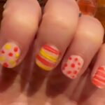 Kimberly Williams-Paisley Instagram – Hubby gave me “Easter nails” 🐣💗😂😬
