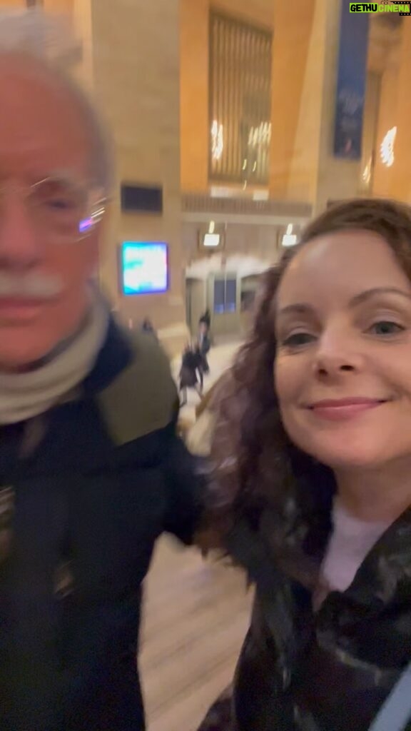 Kimberly Williams-Paisley Instagram - Had the best date with my daddy in #nyc last week to see the MOST FUN musical @andjulietbway We laughed our faces off, danced, ate m&ms, cheered. I feel so lucky to have had this time with him, doing one of my favorite things!