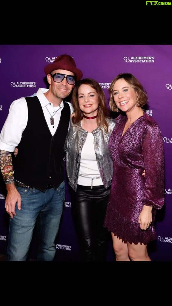 Kimberly Williams-Paisley Instagram - Last night we watched magic happen. @ashleywilliamsandcompany and @nikdeloach took the baton on #dance2endalz and they knocked it out of the PARK. To date, The Dance Party has raised $2.1 million for research! And we’ve managed to have SO MUCH FUN ALONG THE WAY. We are so grateful for everyone who showed up last night for the sixth annual event in #nashville and for those who supported from afar. Obviously we couldn’t have done it without you. I loved watching Ash and Nikki shine, along with their fun, vibrant and talented list of performers. The @hallmarkchannel family showed up BIG TIME, and Brad is such a fan, he invited them to the bar afterwards for a sing-a-long. 🤷🏻‍♀️😂Needless to say, my heart is full and so is my cup (pun intended). I’m a bit tired. #worthit 🙏🏻🙏🏻🙏🏻 Performances by @kelleighbannen @noahthompsonmusic @aliciawitty @paulgreenofficial @marynntaylor @paulfreemanreal @ginnaclaire @jayallenmusic @kyliemorganmusic @mdoolittle @charlesesten @alzassociation @mtaevents Love you all!! VIP pre-show and honey & tequila pairing by @iveychilders @williamshoneytn & @bradpaisley 🍯🥃🥃🎸 Special additional support by so many friends and family. We are so grateful. You know who you are! M/u by @lauragodwinland hair by @annawilliamshair wardrobe by @jenniferkempwardrobe 💜💜💜