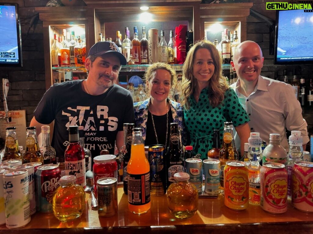 Kimberly Williams-Paisley Instagram - When you host the Governor of Utah and a largely Mormon staff at your bar...it’s a “wild” night of mocktails. Sugar hangovers are real. @govcox @kimberlywilliamspaisley