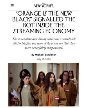 Kimiko Glenn Instagram - link to full article in my bio 🍊 share share share #sagaftra #sagaftrastrike #sagstrike #oitnb #orangeisthenewblack #orangefamily #orangefam