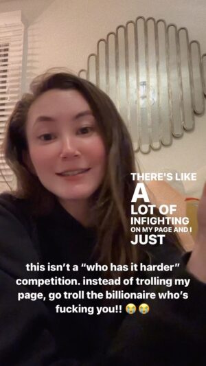 Kimiko Glenn Instagram - the point of the article was to shed light on the very real, wildly astounding pay disparity in the entertainment industry. to make the public aware of why all these fancy-looking people are going on strike. we’re not rich! we’re not fancy! this industry is a game, and we are all expected to play it. i don’t want to play it. i never wanted to play it. i just want to act and i want to be honest, and i would LOVE to never put on another ill-fitting fancy outfit again pretending like i’m more successful than you cuz it’s bullshit and i prefer pajamas. it conflicts with the majority of our realities, and in turn HIGHLY stressful. because we have the world watching us, expecting things of us, expecting us to deliver on their expectation of us, and without the means or resources, it can really do a number on not only your bank account, but your mental health. the comment section is exactly why this article was necessary & the worst part is, people are drawing conclusions without having read any of it. just please, try and understand what’s going on. read the actual article, read my breakdown of why the pay isn’t enough. just please don’t start a fight on my page about things you don’t understand. questions are still welcome 💕