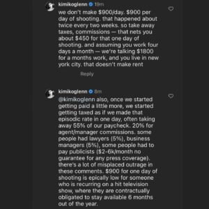 Kimiko Glenn Instagram - the article was meant to educate, and i saw people still had questions 💕💕 #sagaftra #sagstrike #sagaftrastrike