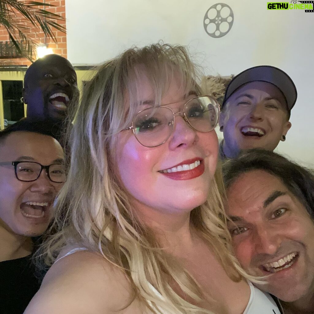 Kirsten Vangsness Instagram - More joy raindrops from the weekend. 1. Love and Friends (and music geniuses) *sweet @stevec720 I don’t have the handle of your beloved* captured by another. 2. In the words of @detrinis “Mother has spoken” !!!! I am swooning over this review. 3. Backstage on Sunday when @justinelizabethsayre was in PS talking about their very wonderful (IMHO) book “Gay A-Z” 4. Love and Friends taken by me 5. @thesampancake 💚 6. #ayannawitterjohnson giving the reminder @itspetergabriel #lottieplatchetttookahatchet @outsideinthtr @lalgbtcenter