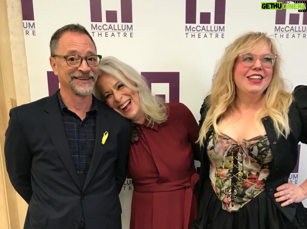 Kirsten Vangsness Instagram - Had the DISTINCT pleasure of sharing the @symphonyspace @selected_shorts stage with @joshmalinasjoshmalina (who was also our brilliant host)& #janekaczmarek in Palm Desert today. My friend Jane and I have traveled together for Selected Shorts so much that she is wholeheartedly allowed (nay, encouraged) to theatrically gawk at the gifts my mother gave me. Theatre Nerds Forever 🎭