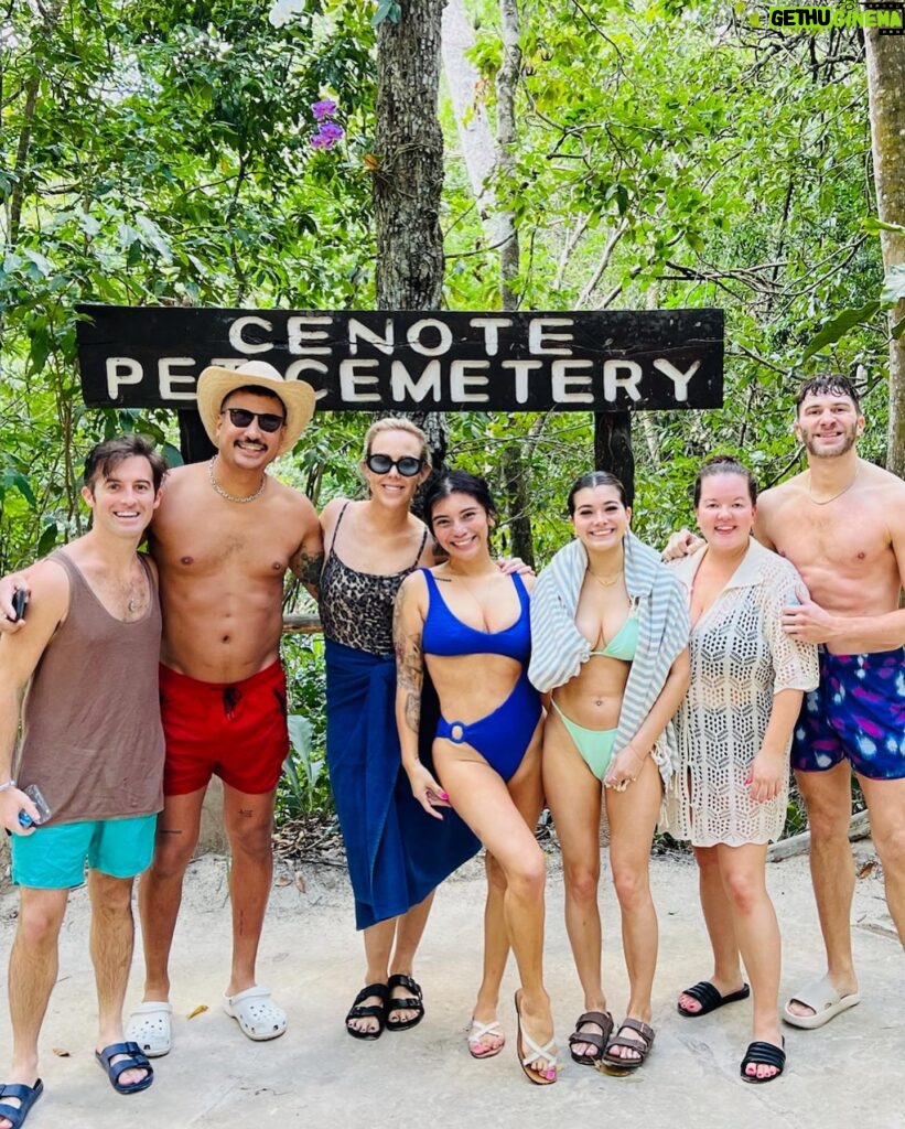 Kirstin Maldonado Instagram - this was my favorite day 🥹❤️ INCREDIBLE cenote experience beach welcome to dinner in my @azulik nest 😂❤️ felt like we were adventurers in a magical spiritual world… underwater creatures that then grew wings and sat in a nest 😂 can’t stop smiling at my phone going back over these photos and truly one of the best days of my life w the best crew ❤️❤️❤️❤️