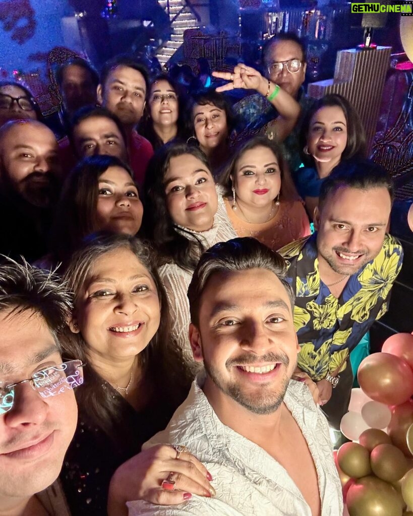 Koushani Mukherjee Instagram - It was a Fun Filled Party Night 💙💙 Feeling Blue