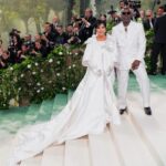 Kris Jenner Instagram - MET 2024 🤍 The most magical night at The Met! Thank you @oscardelarenta for the incredible custom gown! Jewelry by @lorraineschwartz. Makeup by @etienneortega, hair by @leajourno #MetGala #MetGala2024 @coreygamble