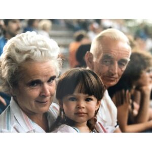 Kristin Kreuk Instagram - Happy 2022, all. I am too lazy to take new photos (those are my late grandparents w me back in the 80s, and a teeny excerpt from a book worth reading called “On Time and Water” by  Andri Snær Magnason). But. Thank you for all the birthday wishes. It means so much. I wish you all a 2022 steeped in community and care. 😘😘😘