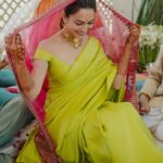 Kriti Kharbanda Instagram - Naani ma ka haar aur ma ki shaadi ka dupatta! The two things I was sure I was going to adorn during my Chooda ceremony even before there was a boyfriend or a proposal ❤️ bachpan ka Sapna tha :) It was a magical morning. Riding high on emotions and my heart pounding coz pulkit and I weren’t allowed to meet or see each other before the pherA’s. While we did things our way, a few things were still old school :) I wish he was a part of this moment too, but sigh, I loved the look on his face the first time he saw these pictures and was bowled over ❤️ Laal chooda and traditional kaleera’s were a non negotiable too. The number of people who tried to convince me otherwise was insane. But I’m so glad I stuck to what I wanted to do and didn’t look back ❤️