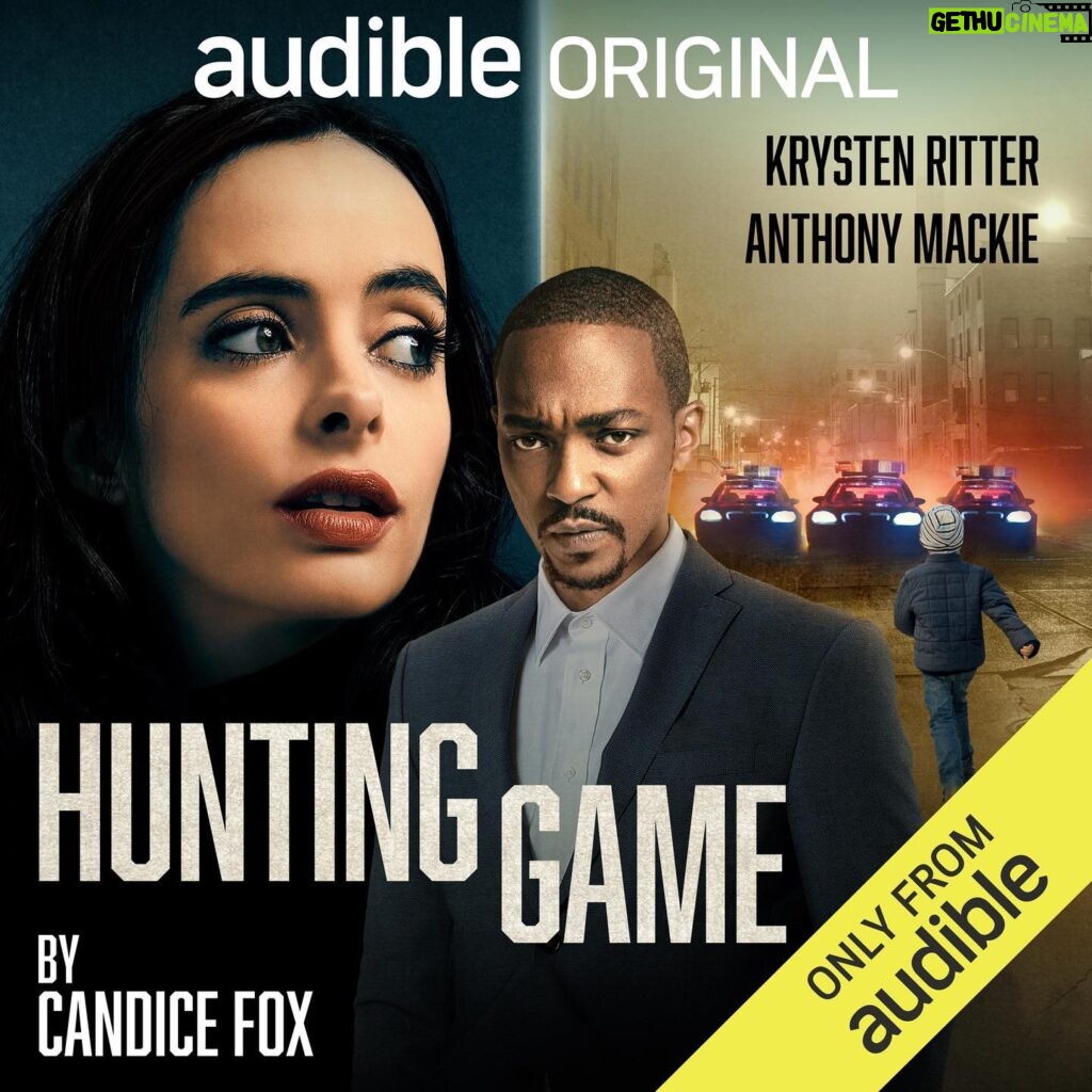 Krysten Ritter Instagram - My new audio thriller Hunting Game is out today on @audible! I play a detective whose world gets turned upside down when she’s caught in the middle of a high-stakes game of greed, abduction, and deception. The amazing @anthonymackie and @tonygoldwyn also star. Listen today @audible ❤️