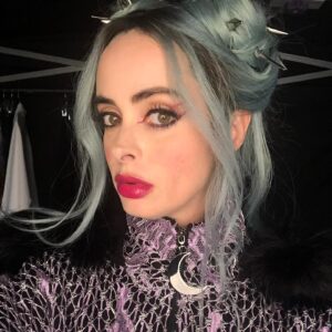 Krysten Ritter Instagram - So excited for this Witch - #nightbooks @netflix SEPT 15th! 👻🧙‍♀️🎃 #spookyseason (also I already miss having blue hair)