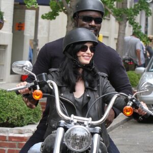 Krysten Ritter Instagram - Happy bday big man! @coltermikecolter These photos of me driving you around on a motorcycle will never not make me laugh.