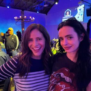 Krysten Ritter Instagram - So much fun playing poker to raise money for the Entertainment Community Fund to help those in the industry most impacted by the strike - THANK YOU Bryan for hosting this incredible event and for including me! It was a BLAST and so lovely to see so many familiar faces. And while I did win a few big hands - I mostly lost - but for a great cause! ♠️♥️♣️♦️ @alifeinthearts @bryancranston (still kicking myself for not getting a selfie with THE Annette Bening! 😩🙈)