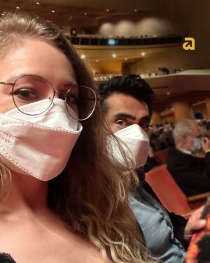 Kumail Nanjiani Instagram - #sponsored The pandemic may be “over” for many, but for my wife and millions of people who are immunocompromised (IC), the risk of getting very sick is still a reality. #MyCOVIDReality is continuing to be as safe as I can while attending live events—for Emily’s health. If you have a loved one who is IC, what’s your COVID reality?