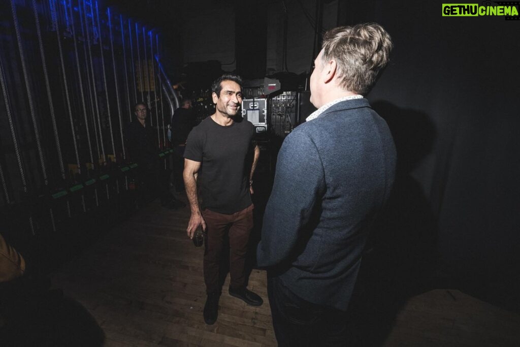 Kumail Nanjiani Instagram - After 7 years away, coming back to stand up has been an utter blast. Thanks to @netflixisajoke and @theunitedtheater for having me, to @jaredlogan for doing the show with me and to @justoffthesix for the fabulous pics.