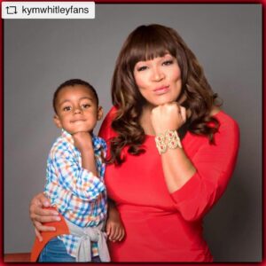 Kym Whitley Instagram - Mother’s Day with my favorite blessing! Happy Mother’s Day to all the mothers out there! Time goes so fast! Cherish the moments 🩵✨

Thank you @kymwhitleyfans for these amazing memories