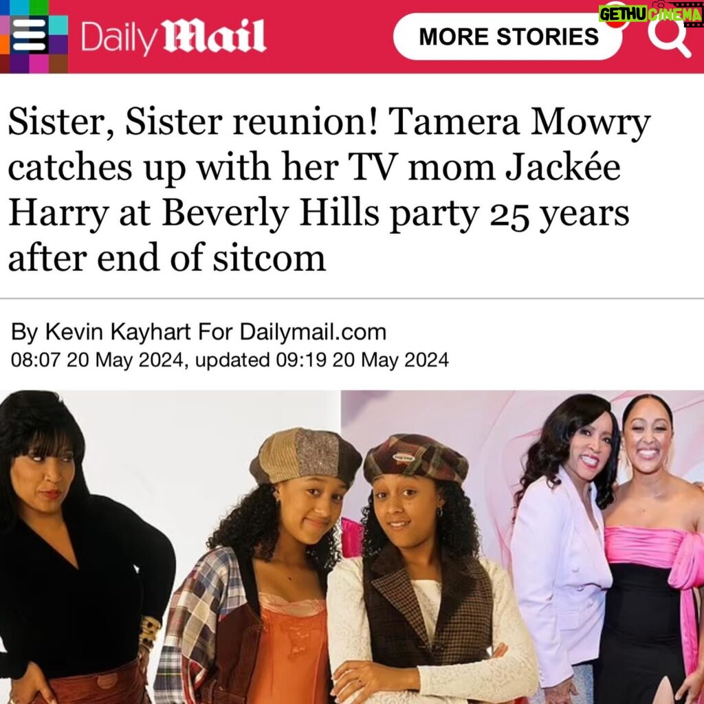 Kym Whitley Instagram - Thank you, #KevinKayhart and @DailyMail, for shining a spotlight on the incredible 16th Annual A Pink Pump Affair by @SpecialNeedsNetwork. 🔗 in bio. #SecuredByTheSibleyFirm #ArevaMartin #TameraMowry #JackeeHarry #KymWhitley #SisterSister #SNNPinkPump24 #RachelLindsay #VanessaBellCalloway #Autismawareness #BeverlyHills #SpecialNeedsNetwork #Autism #SibleyWorldPR