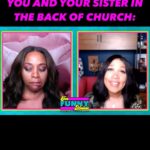 Kym Whitley Instagram - Don’t tell on us. ⛪️ 🤪🤪 new #twofunnymamas podcast out now. Subscribe on YouTube #kymwhitley #sherrishepherd #comedians #podcast #funny #reels #comedyreels #funnyvideos #standupcomedy #relatable #fyp #laughs #bestfriends #subscribe
