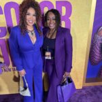 Kym Whitley Instagram - Still floating on a purple cloud!! I had a ball watching such talented artist! The Color Purple is a must see!! I know this movie is going to break the box office numbers!!! Christmas Day make sure you get your ticket!! Oscar Awards!!! Get your mind right! This movie and the performances are ALL Oscar worthy!! @daniebb3 and @tasiasword y’all made auntie proud 🥹 I also wanna thank my very good friend @derrick4mkup for always looking out for me and a special thank you to @michelleduffie and her team for making the night so special ! 💜✨ stylist @flutterdesigns makeup @_dreadiaz_ hair @angiehairstyles