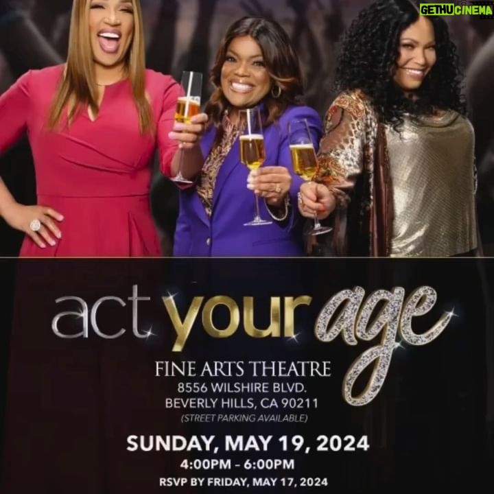 Kym Whitley Instagram - SHARE THE NEWS!! Act your age on @Netflix Wednesday May 22!! @tishacampbellmartin @yvettenicolebrown @alysonfouse #femalecomedy #Netflix #Comedy