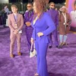 Kym Whitley Instagram - THE COLOR PURPLE is a must see !!! I had a fantastic time at the premiere!This cast is so talented!! I’m speechless! I cried laughed and applauded! @oprah thank you for this epic musical!! Christmas Day I hope you run to the theaters!!💜✨ stylist @flutterdesigns makeup @_dreadiaz_ hair @angiehairstyles