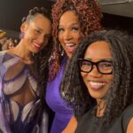Kym Whitley Instagram - THE COLOR PURPLE is a must see !!! I had a fantastic time at the premiere!This cast is so talented!! I’m speechless! I cried laughed and applauded! @oprah thank you for this epic musical!! Christmas Day I hope you run to the theaters!!💜✨ stylist @flutterdesigns makeup @_dreadiaz_ hair @angiehairstyles
