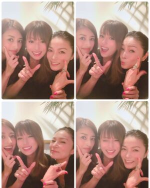 Kyoko Fukada Instagram - ドラマ「ルパンの娘」スタッフの方々キャストの方々みんなで最終回ON AIRを観ながら打ち上げという幸せな時間を過ごす事が出来ました♥️マルシアさんは可愛くていつもキュンキュン❣️力が抜けちゃうキュートさでした🥺小沢ちゃんは（マルシアさんが真珠さんをなぜがこう呼ぶんです😂）美し過ぎていつもこっそり観ていました😍どんな、格好も着こなしてしまっていましたよね😍💕可愛いかったなぁ🦋3人で楽しい写真が沢山撮れました🎁
#ルパンの娘ロス
#に皆様がなってくださっていたらこの上ない幸せです
#皆様ご視聴頂きありがとうございました
#マルシア さん
#小沢真珠 さん
#kyokofukada