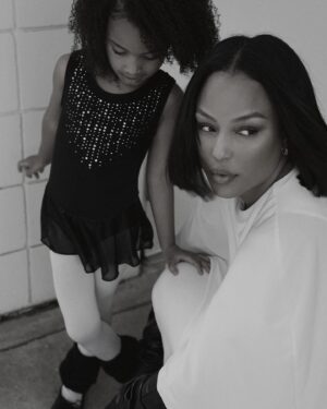 LaToya Forever Instagram - Own lane, own race, own pace✨🩰
Dress: @clubllondon 
Gloves: @amazon 
Ayah fit: @target 

#mommydaughter #mommydaughtertime #mommydaughtergoals #classystyle #outfitinspo #fashionstyle #fashiongram