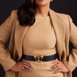 Laila Ali Instagram - 🦋I’m am so excited to share my limited edition Butterfly Belt. I’ve been working on it for the past 5-6 years and it’s finally here! It’s on Pre-Order now. 🌟Comment “Belt” below to receive a DM with a $40 off Free Shipping link. ~limited quantity available. 🌟Visit my online shop for more details!