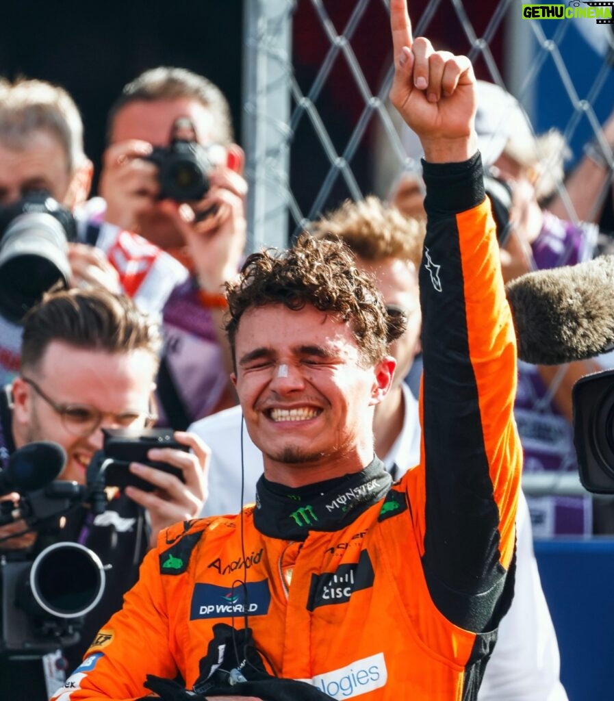 Lando Norris Instagram - We did it. 🏆 And we did it for you, Gil. 🧡