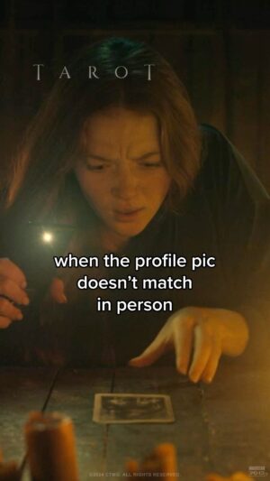 Larsen Thompson Instagram - a horrifying fate.

#TarotMovie is exclusively in theaters this May.