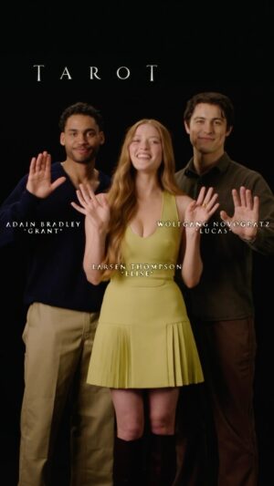 Larsen Thompson Instagram - Put a finger down: Horror movie edition. 

#TarotMovie – exclusively in theaters may 3. get tickets now.