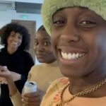 Lashana Lynch Instagram - iThree’ing 🎤✨